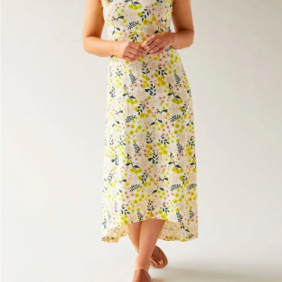 Duluth Small To 'n' Flow Maxi Dress Floral Sleeveless  Pockets - Picture 3 of 11